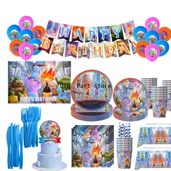 Disney Pazzo Elementi Festa di Compleanno DecorationsTableware Tovaglioli di Carta, Piatti banner Tazze ballons Bambini Felici di Compleanno Forniture