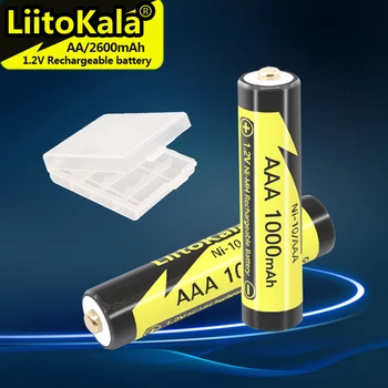 5-50PCS LiitoKala Ni-10/AAA 1.2 V 1000mAh AAA NI-MH Batterie Ricaricabili Per Rasoio Torcia Fotocamera NIMH Pre-carica Batteria