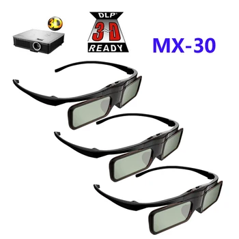 3pcs Otturatore Attivo occhiali 3D DLP occhiali per BenQ W1070/W750/W1080ST Acer/Optoma/Dell 96-144HZ LINK DLP proiettori