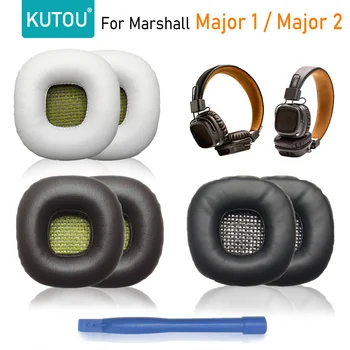 KUTOU 2Pcs Sostituzione Cuscinetti Per Marshall Major 1 2 Cuffie auricolari Cuscino Copertura dei Maggiori II I Foam Pad Parti di Riparazione