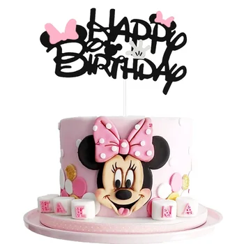 Disney Minnie Mouse Party Cake Topper Decorazioni Ragazza Favore Topper Della Torta Di Compleanno Decorazione Per Una Festa Bimba La Torta Di Compleanno Decorazione