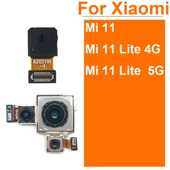 Torna Frontale Selfie Fotocamera Per Xiaomi Mi 11 km 11 Lite 4G 5G Piccola Anteriore, Posteriore Fotocamera Principale Modulo di Riparazione del Cavo della flessione Parti