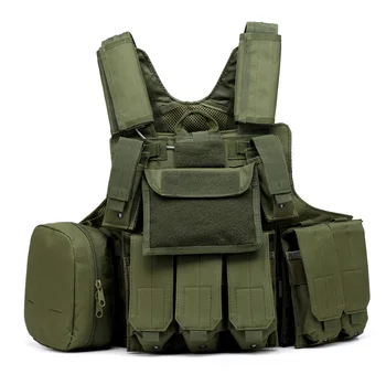 Softair Militare Tactical Vest Molle Combat: Assault Plate Carrier Tactical Vest CS Abbigliamento Outdoor Caccia, Paintball Vest