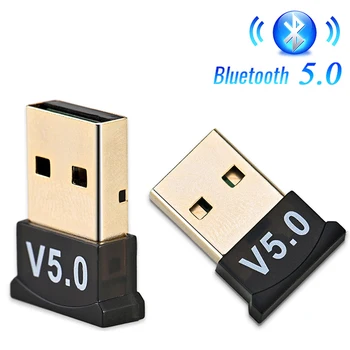 USB Bluetooth-compatibile 5.0 Adattatore Trasmettitore Ricevitore Audio Bluetooth Dongle Wireless USB Adattatore per Computer Portatile Mouse