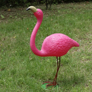 21,5 x 30 cm Rosso della Rosa Look Up/Down Plastica Flamingo Giardino di Prato Arredamento Flamingo Giardino di Prato Ornamenti Arredamento
