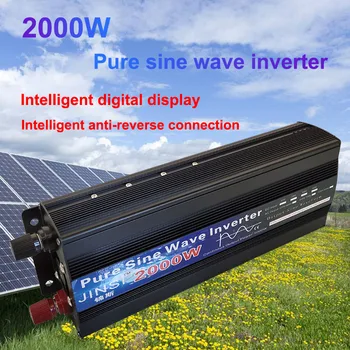 Onda Sinusoidale pura Inverter 1000W 1600W 2000W 12V DC / 24V AC 110V 220V 50Hz 60Hz Potenza Inverter Casa Auto Convertitore di Energia Solare