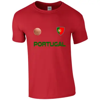Stile semplice Ronaldo 7 Portogallo Calciatore Retrò Casual T-Shirt Uomo Tee Shirt