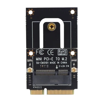 XT-XINTE A+E Tasto M. 2 NGFF Per Mini PCI-E Wireless WIFI Compatibile-Modulo Bluetooth m2 NGFF per mPCIE Scheda Adattatore Convertitore per il PC