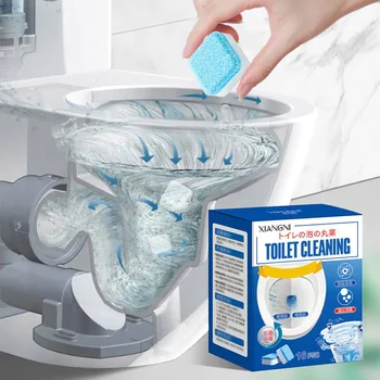 Automatico Toilet Bowl Cleaner Compressa Effervescente per servizi Igienici Veloce di Rimozione Macchia di Urina Deodorante Giallo Sporco servizi Igienici Strumento di Pulizia