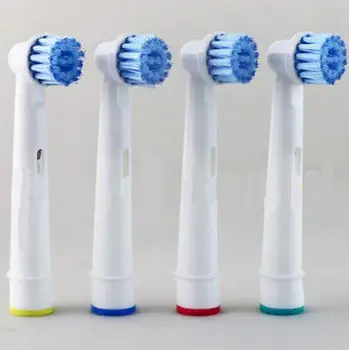 4pcs/pack Spazzolino da denti Elettrico Testine testina di Ricambio per l'Igiene Orale B Sensibili EBS-17A Per la Salute della Famiglia Uso