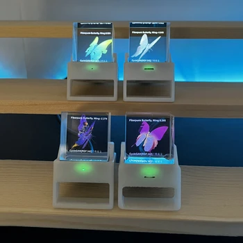 Holo semi-trasparente proiezione piccola TV olografica virtuale farfalla pendolo-splitter prisma 25.4 mm-schermo olografico