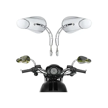 Moto Specchietti retrovisori Split Visione Specchi per Harley Road King, Street Glide, Road Glide Softail Iron 883 Iron 1200