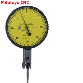 Mitutoyo CNC Indicatore a Quadrante 513-404 Leva Tabella comparatore di Precisione 0.01 Range 0-0.8 mm di Diametro 40mm di Misura Utensili a Mano