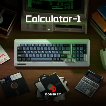 Domikey Calcolatrice Ciliegio Profilo di abs doubleshot keycap per mx tastiera poker 87 104 xd64 xd68 BM60 BM65 BM68 BM80