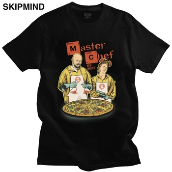 L'umorismo di Breaking Bad Walter White Cucinare Meme T-Shirt per gli Uomini Divertenti Manica Corta Heisenberg Tee Top 100% Cotone TV Show Regalo T-shirt