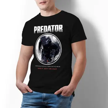 Predator T Shirt Film D'Azione, Horror, Manica Corta Casual T-Shirt In Cotone Stampato T-Shirt Maschio