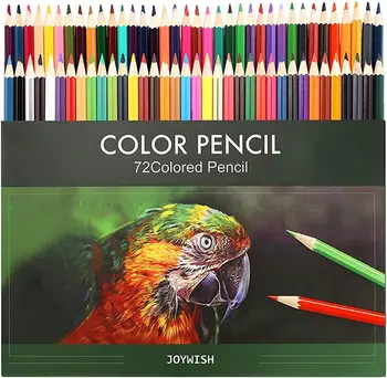 72 Professionale matite Colorate Set per Adulti, Libri da Colorare - Premio Arte Matite colorate kit con Colori Vivaci