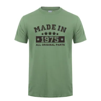 Realizzato Nel 1975 Uomo T-Shirt Estate Cotone Manica Corta Compleanno Regalo Maglietta Tops Uomo Divertente T-shirt JL-126