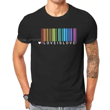 L'amore è amore - Orgoglio LGBT Rainbow T-Shirt Vintage Alternativa di Grandi dimensioni Girocollo t-shirt Top vendere Harajuku Uomo Top