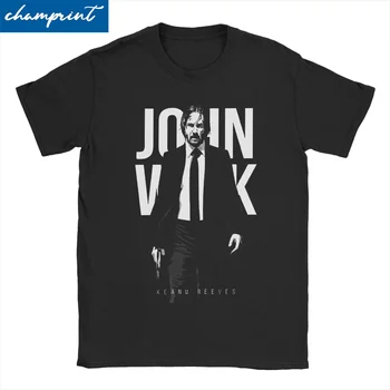 John Wick Film T-Shirt Uomini, Donne Moda In Cotone Tee Shirt Collo Rotondo Manica Corta T-Shirt Plus Size Top