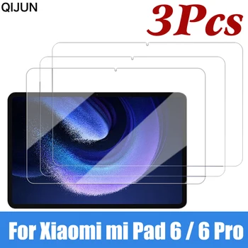 3Pieces HD Antigraffio Vetro Temperato protezione dello Schermo Per Xiaomi Pad 6 11 2023 Xiaomi MI Pad 6 Pro Tablet, Pellicola di Protezione