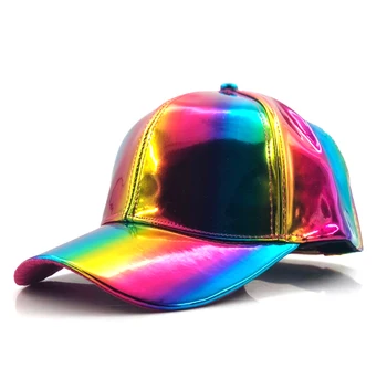 lusso Moda hip-hop cappello per Rainbow Cambiamento di Colore di Cappello Ritorno al Futuro Prop Bigbang G-Dragon Berretto da Baseball