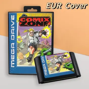 per Comix Zone EUR coperchio 16bit retrò cartuccia di gioco per Sega mega drive Megadrive video console di gioco