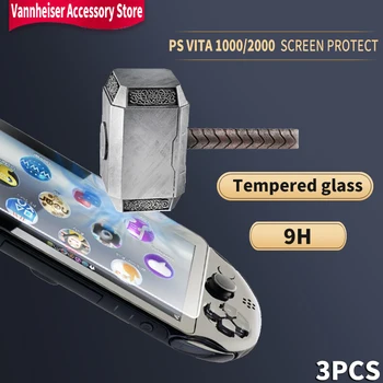 9H Vetro Temperato Trasparente Screen Protector Cover Pellicola Protettiva Guard per Sony PlayStation Psvita PS Vita PSV 1000 2000 Slim