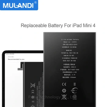 5124mAh Tablet Batteria Per iPad Mini 4 Mini4 A1538 A1546 A1550 Batteria di Ricambio ad Alta Capacità Bateria Strumenti Gratuiti