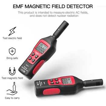 EMF Meter Rivelatore di Radiazione Elettromagnetica HouseholdHigh Precisione di onde Elettromagnetiche, Radiazioni Tester Monitor Radiazioni