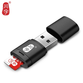 Kawau Micro SD Card Reader USB 2.0 ad Alta Velocità Scheda con Slot per schede TF C286 Max Supporto di 128 GB Lettore di schede di Memoria per Computer