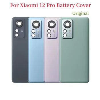 100%Originale Vetro Posteriore Per Xiaomi 12 Pro Coperchio della Batteria Indietro Custodia Porta di Casi Per Xiaomi mi12 Por Cover Posteriore Con Logo