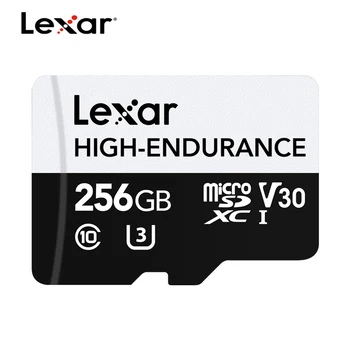 Lexar High Endurance Micro SD Card Max 100MB/s Scheda di Memoria 32GB SDHC V10 64GB 128GB SDXC V30 C10 Impermeabile Carta di TF Per i Video 4K