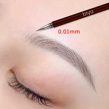 Nuovo 0,01 mm Ultra Fine delle Sopracciglia Penna Professionale Impermeabile a prova di Sudore Liquido Eye Brow Pencil di Lunga Durata Trucco Microblading
