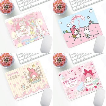Sanrios Anime Cinnamoroll Melodia Kuromi Mouse Pad Antiolio Antiscivolo Tappetini Kawaii Accessori Per Il Gioco Agli Studenti Di Scrivere