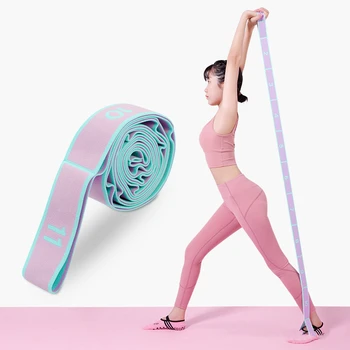Segmentato Band Digitale Yoga Gamba Elasticizzato Stretch, Cinturino per il Balletto di Danza, Ginnastica Esercizio di Flessibilità tendere la Cinghia