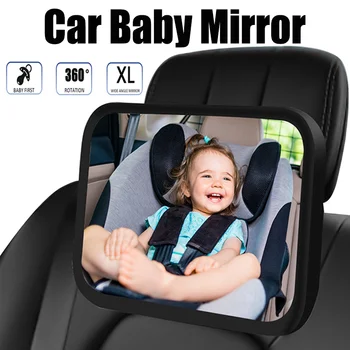Baby Car Specchio Regolabile Auto Sedile Posteriore Per La Retromarcia Di Fronte A Supporto Poggiatesta Bambini Bambino Bambino Baby Monitor Di Sicurezza Accessori