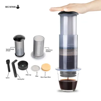 Per AeroPress Macchina per caffè Espresso Portatile di Caffè, Caffè Stampa francese il Pot del Caffè con Filtri di Carta Kit