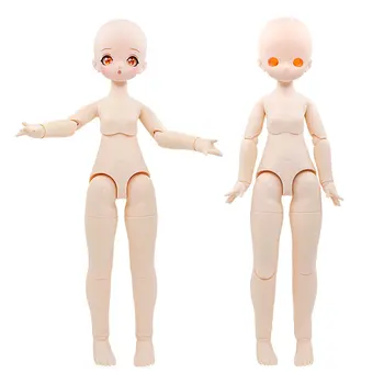 40cm Anime Bambola Giocattolo 1/4 Bjd Dress Up Doll Accessori Multi-joint Mobile Ragazza Corpo SD Trucco Testa della Bambola