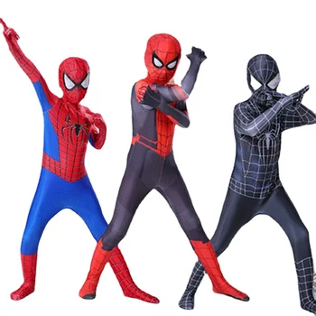 I bambini Cosplay Supereroe Linea Completa di Spider-Man Costume Eroe Lontano da casa Myers Remy Incredibile Halloween Doni Ragazzi Ragazze
