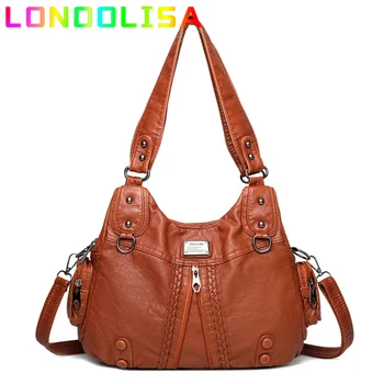 Grande Capacità Vintage Borse Donna Moda Spalla Crossbody Bag Femminile Top-handle Borse Ladies Messenger Borse Sac A Main