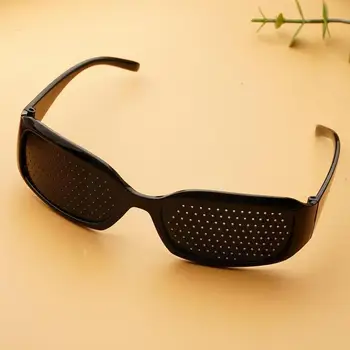 Anti-fatica, gli Occhiali a foro Stenopeico Unisex Sunglass Miglioramento Esercitazione all'Aperto Correttiva Occhio Forniture Occhio
