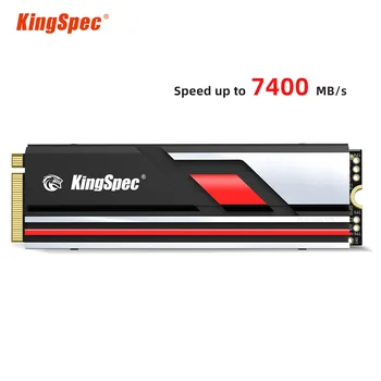 KingSpec SSD NVMe 4.0 M2 1 TB 2 TB 4t 512 GB HDD M. 2 PCIe 4.0 X4 7400 Unità disco Rigido Disco a Stato Solido NMVE Interno SSd per il Desktop PS5