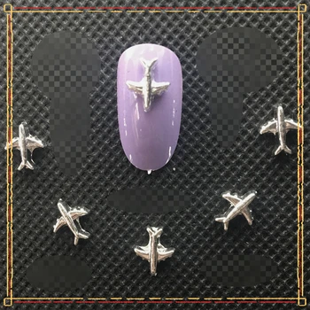 20pcs Piano Metallico e Nail Art Strass manicure Giapponese fascino 3D nail decorazioni di Aria Carino Lega unghie Forniture