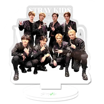 Kpop STRAY KIDS Nuovo Album MAXIDENT MANIACO Stand Acrilico Bang Chan Hyunjin Figura di Azione Modello Desktop Decorativo da Collezione
