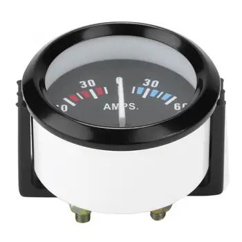 12V AMP Amperemeter Auto Amperometro Calibro 52mm/2in Universale Voltmetro per Veicolo Amperometro Analogico Accessori per Auto