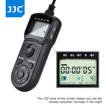 JJC Intervallometro Timer Telecomando Controller di Scatto per Canon R5 R6 R7 R10 850D 750D 700D 90D 80D 5D Mark II III