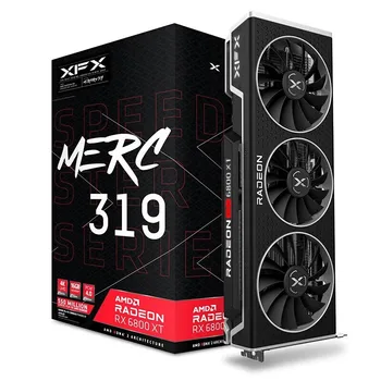 Nuovo XFX Speedster MERC 319 AMD Radeon™ RX 6800 XT CORE Scheda Grafica per il Gaming con 16GB di GDDR6, AMD RDNA™ 2 Dove