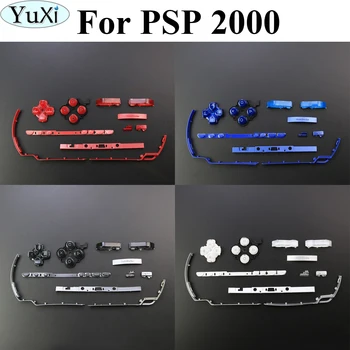 YuXi Pulsante in Plastica Telaio Pulsante di accensione/ SPEGNIMENTO Strip & D-pad con i tasti direzionali, Selezionare il Pulsante di Avvio per PSP 2000 PSP2000