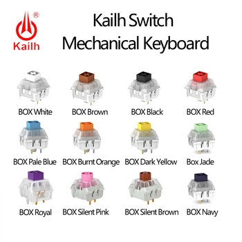 Kailh all'Ingrosso SCATOLA Giada Navy Royal Bianco Interruttore fai da te Tastiera Meccanica Rosso Marrone Switch Compatibile con Cherry MX RGB Switchs